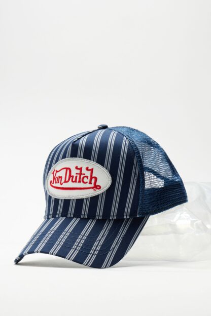 Gorra de Camionero con Diseño de Rayas Marinas - Image 2