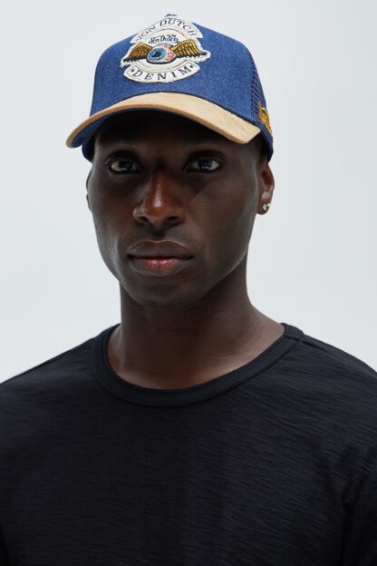 Gorra de Camionero en Denim Combinado - Image 3